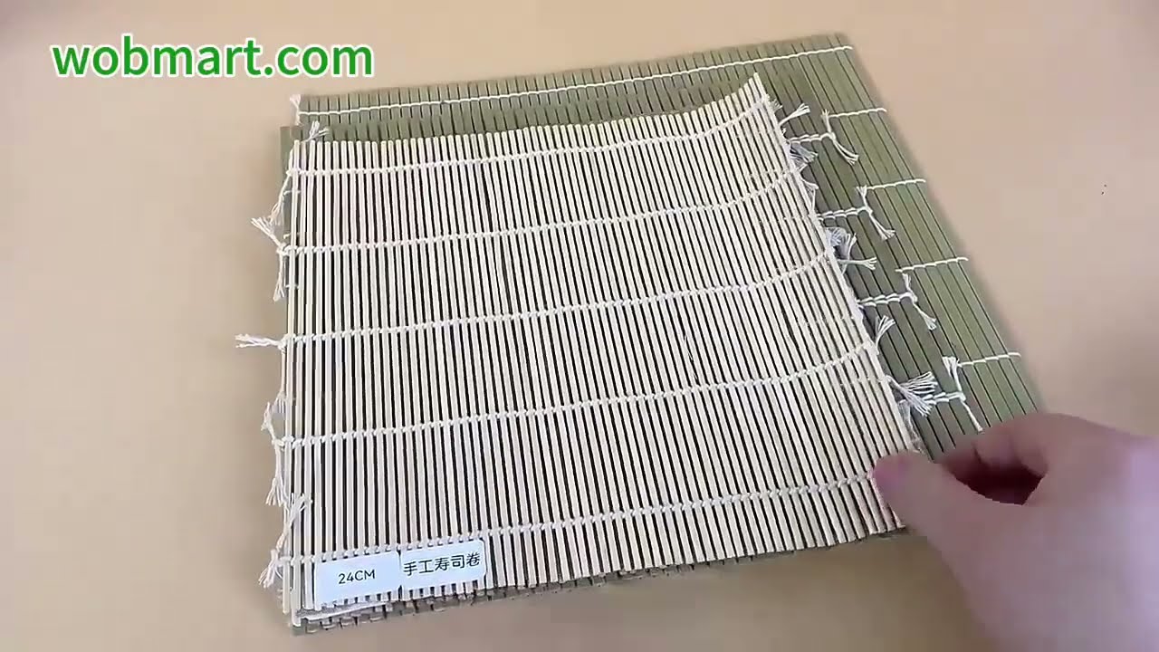 Bamboo Sushi Mat Showcase | Different Sizes & Types Explained