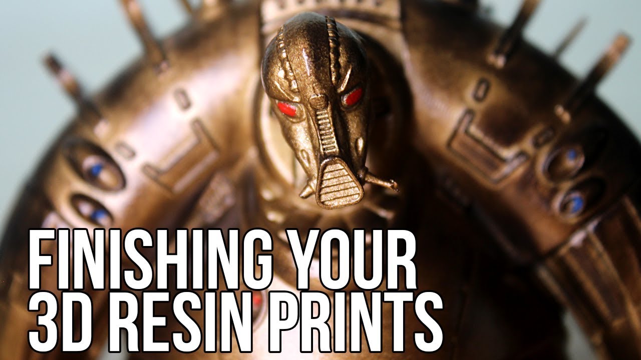 Finishing 3D Resin Prints: SLA 3D Printing