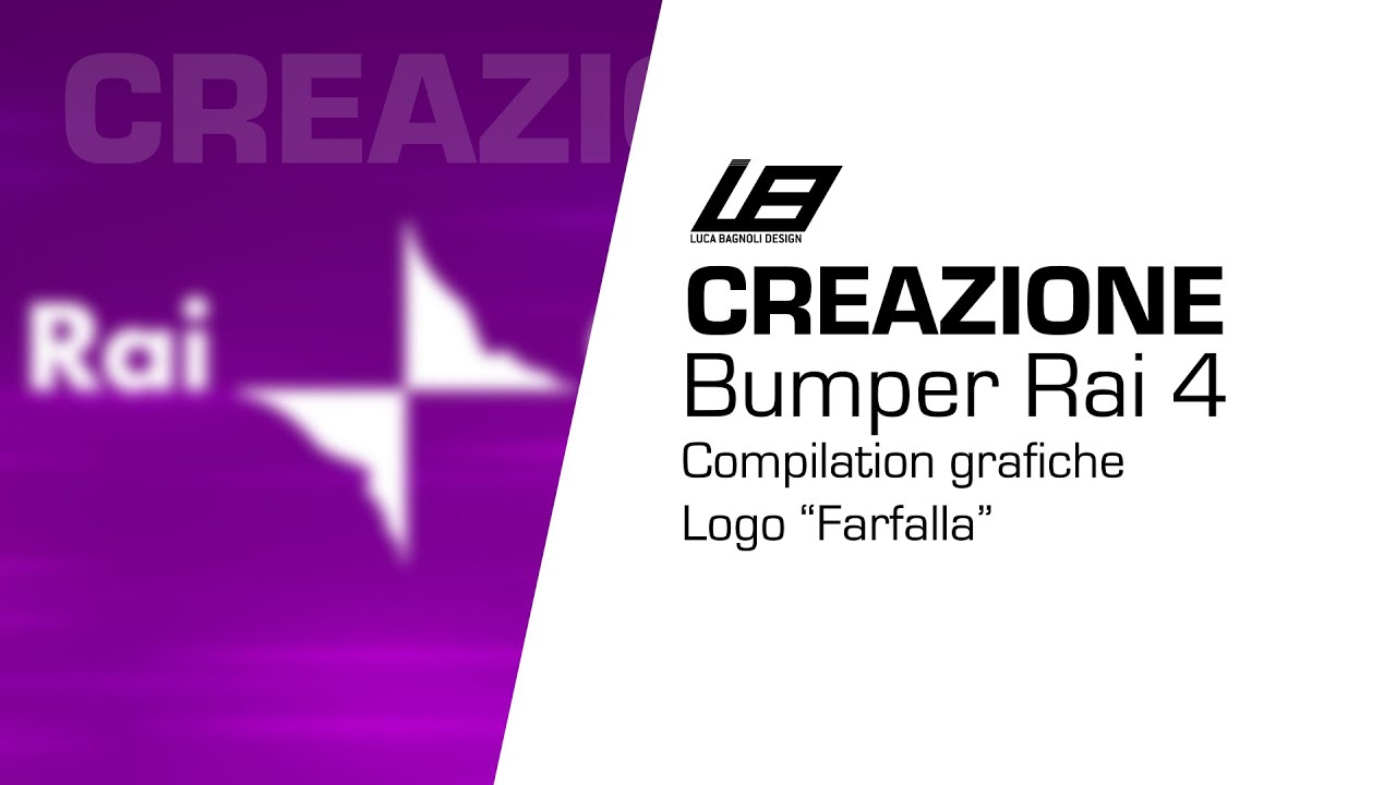 Bumper RaiQuattro stile anni 2000 - Compilation di grafiche - CREAZIONE