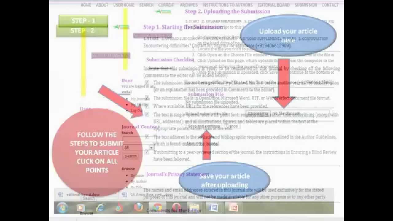 how to submit article in innovare academic sciences