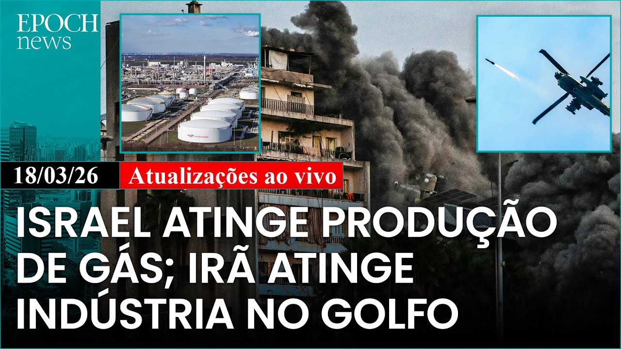 🔴 Guerra atinge indústria energética pelo golfo; Disparada do petróleo segue e+