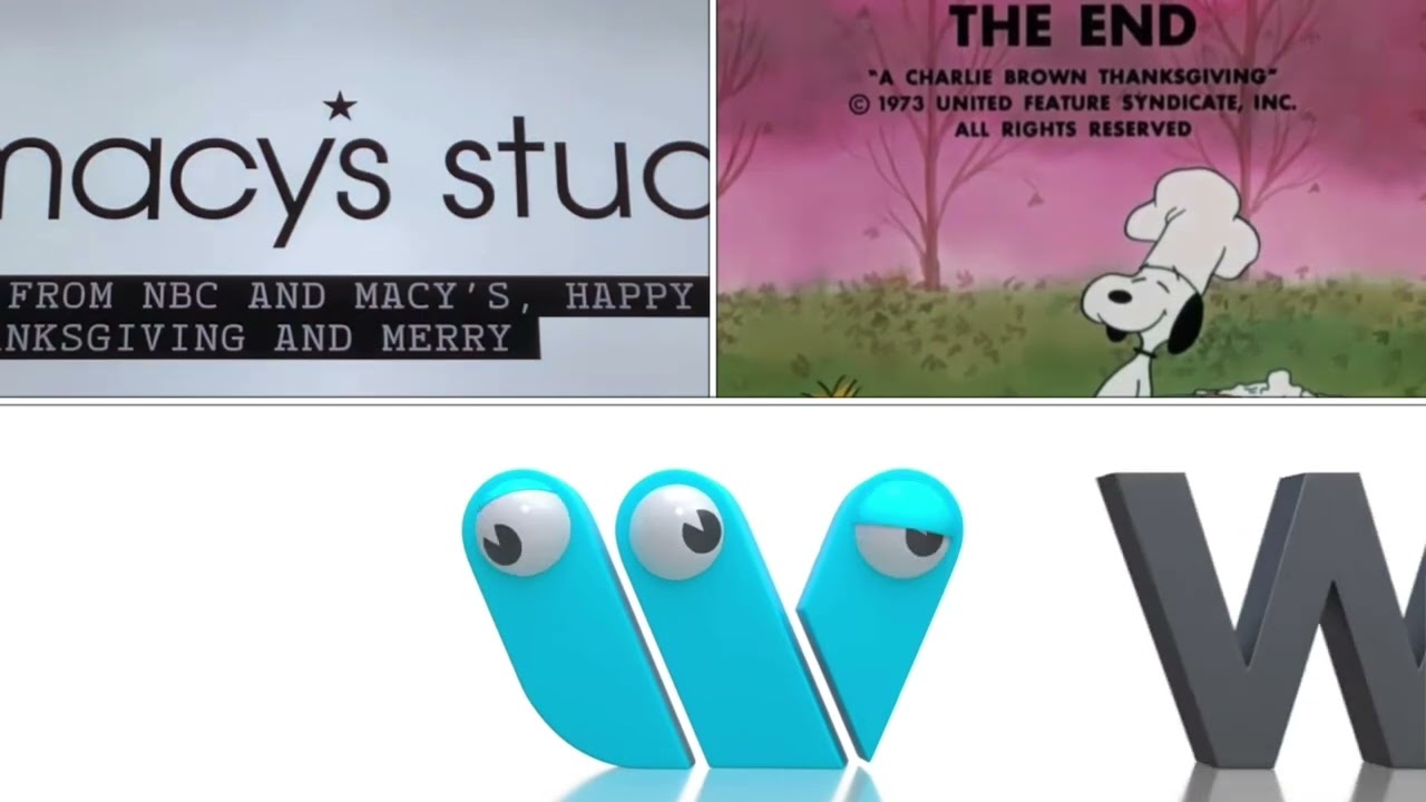 A Charlie Brown Thanksgiving, Berry in the Big City, Blue’s Clues, M’s TDP  Credits Remix