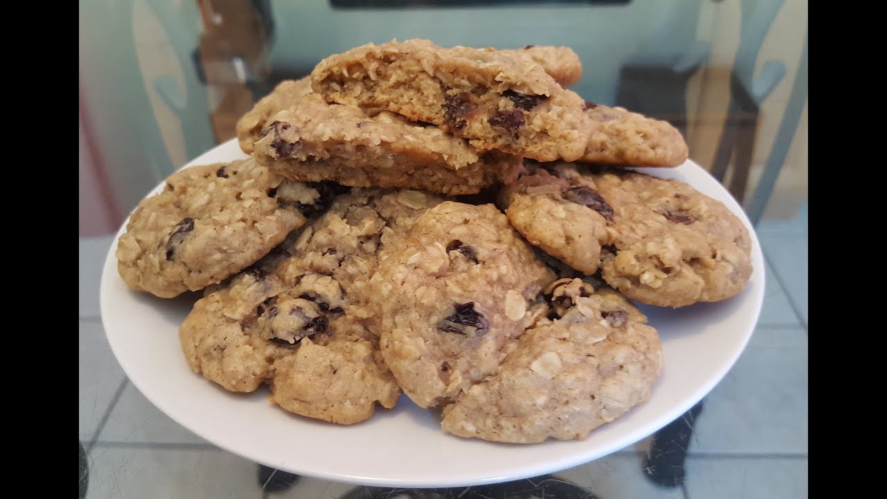 Как приготовить овсяное печенье с изюмом с нуля
