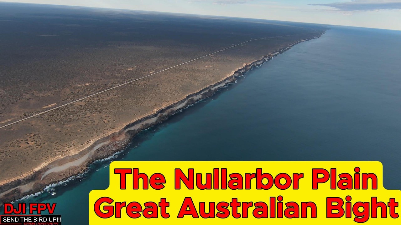 Flying the Nullarbor Plain - by drone