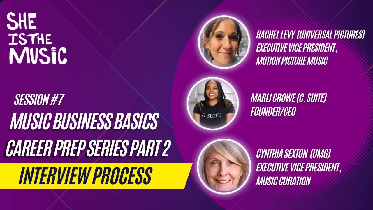 Music Business Basics: Session 7 - Career Prep Part 2: 