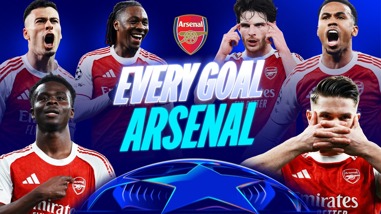EVERY Arsenal Goal To Reach The Champions League Final!