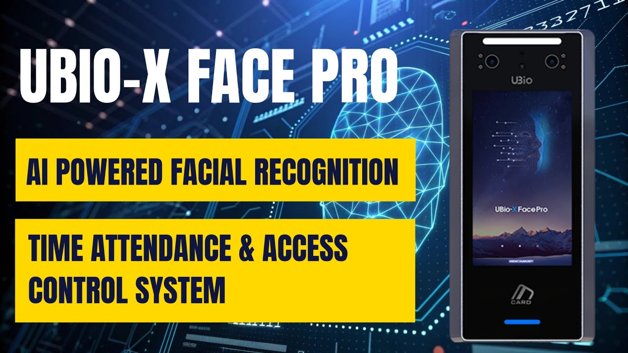 UBio-X Face Pro | AI Powered Facial Recognition Attendance & Access Control System