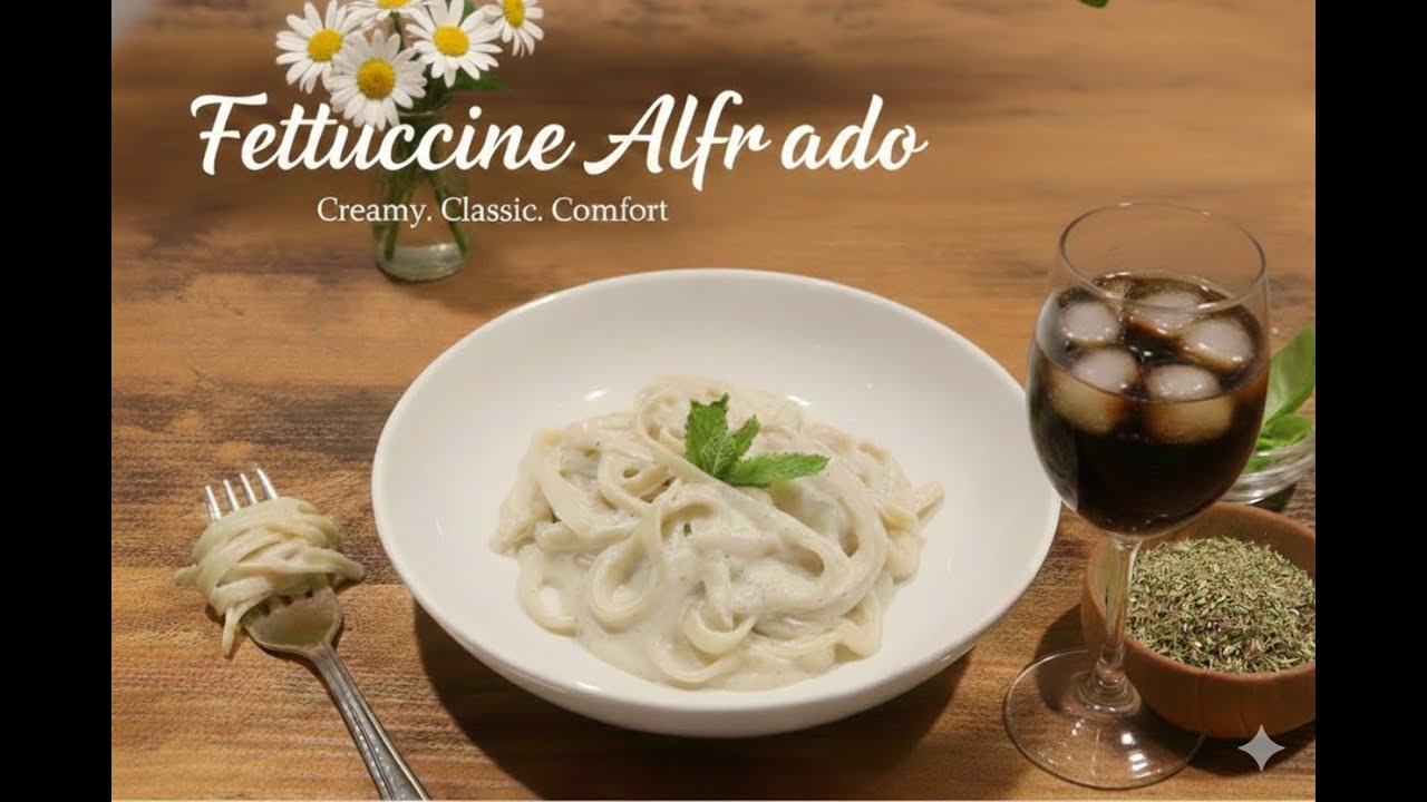 FETTUCCINE ALFREDO RECIPE... WHAT'S YOUR FAV PASTA???