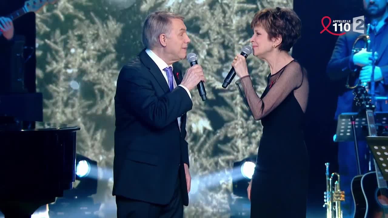 Catherine Laborde et Salvatore Adamo chantent 