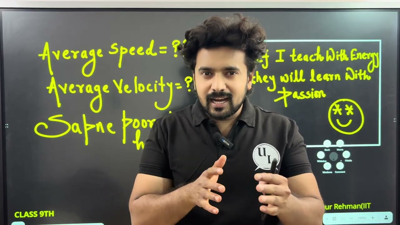 📘 Class 9 | Average Speed and Average Velocity |Motion Lecture 04👨‍🏫 By Atiqur Rahman (IIT Roorkee)
