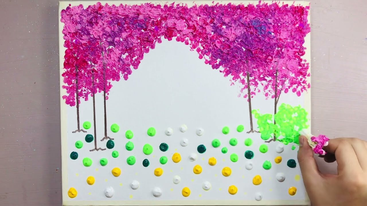 Cotton Swab Pointillism: A Unique Painting Method