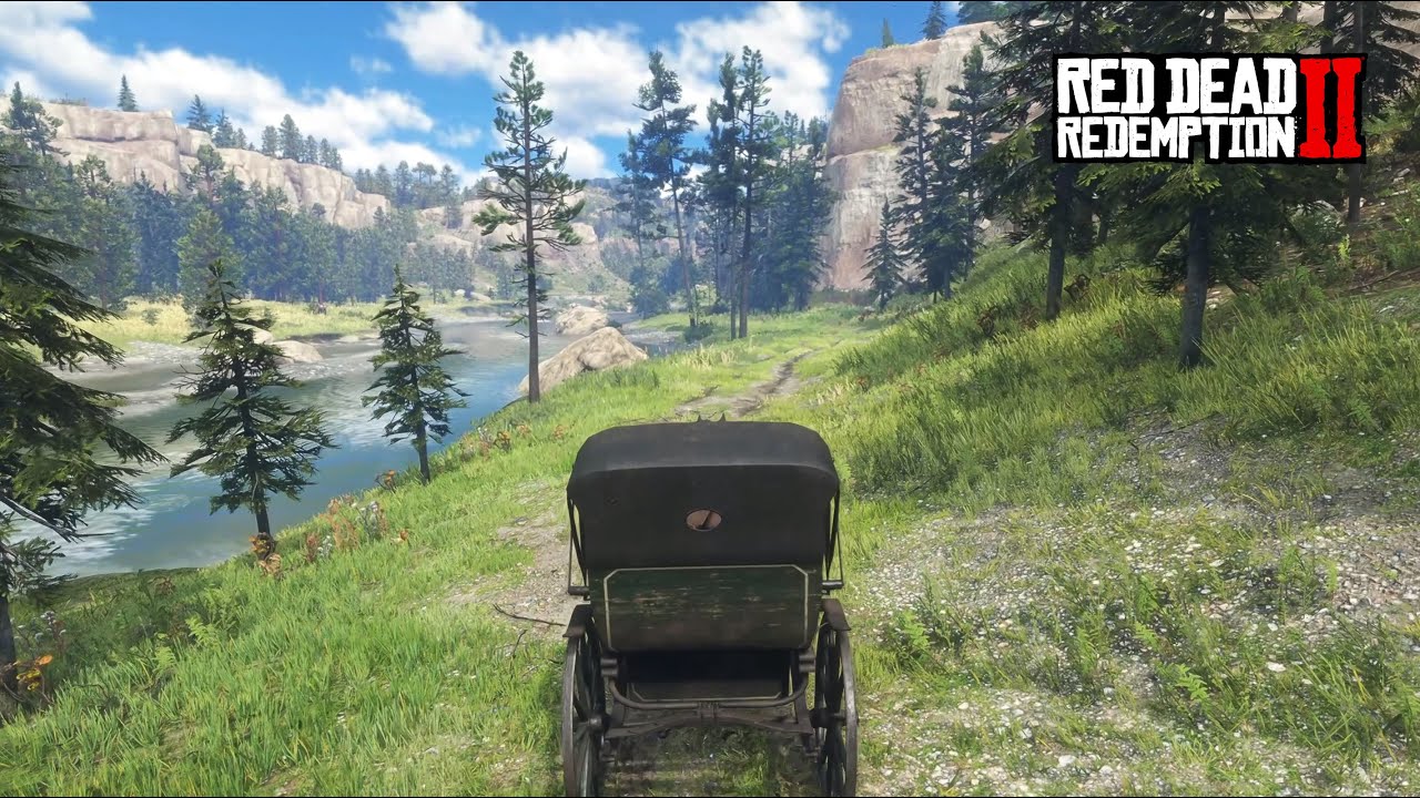 9 Hours of Relaxing Horse Carriage Ride Through the World of RDR2 | Deep sleep Ambience