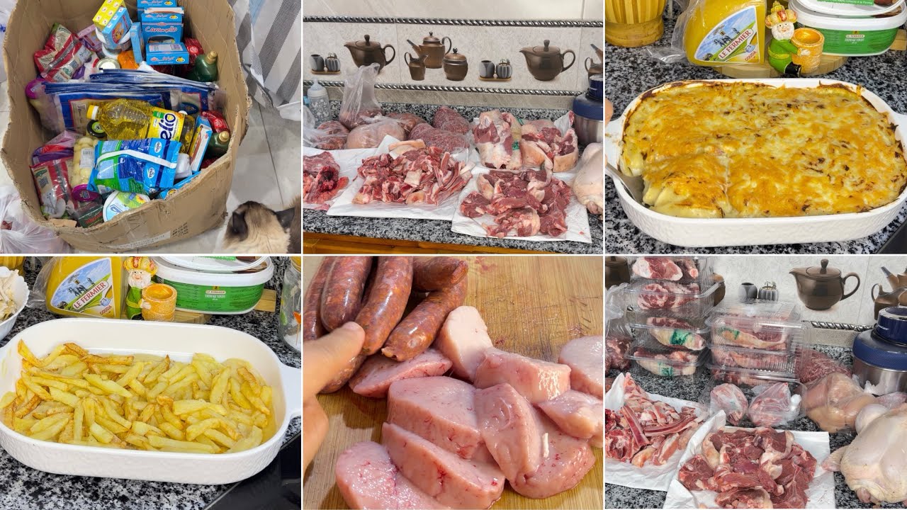 تكملة تحضيرات قضيان رمضان من لحوم و دواجن😍 غراتان دجاج بنة مش نورمال