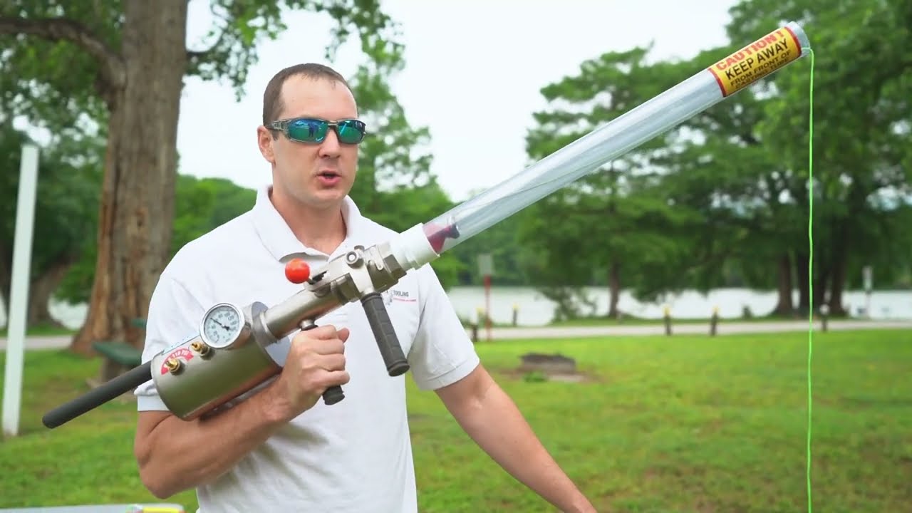 DTX Tooling Line Launcher instructional for trees and arborist