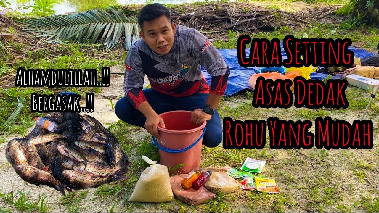 Cara Setting Umpan Ikan Rohu || Teknik Pelampung Ikan Rohu #JomPancing47