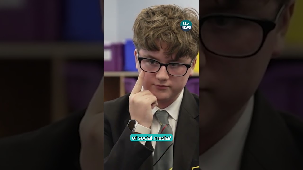 Why students at a phone-free school don't want social media to be banned for under-16s? #itvnews