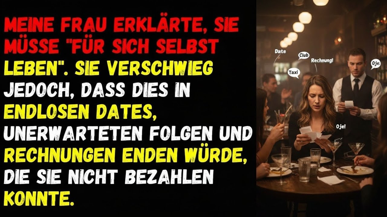 🦋Meine Frau erklärte, sie müsse  für sich selbst leben   Sie verschwieg jedoch🦋