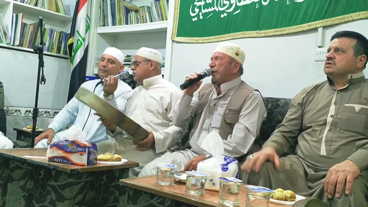 مديح قصيدة (سقاني الحب كأسات الوصال)