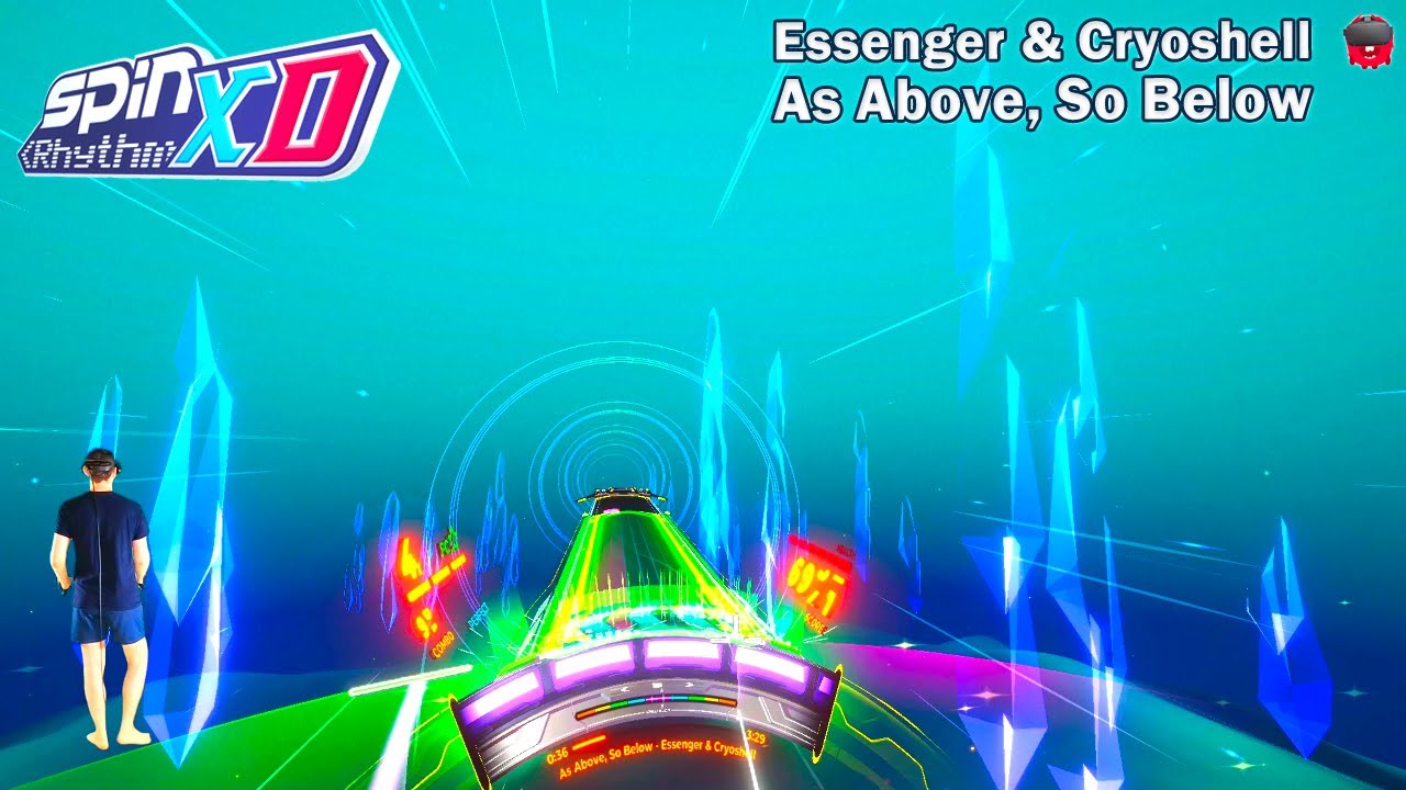 Spin Rhythm XD [VR]: Essenger & Cryoshell - As Above, So Below | XD (40)