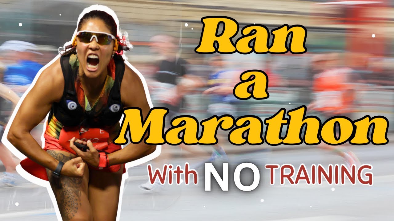 RAN A HALF MARATHON WITH NO TRAINING