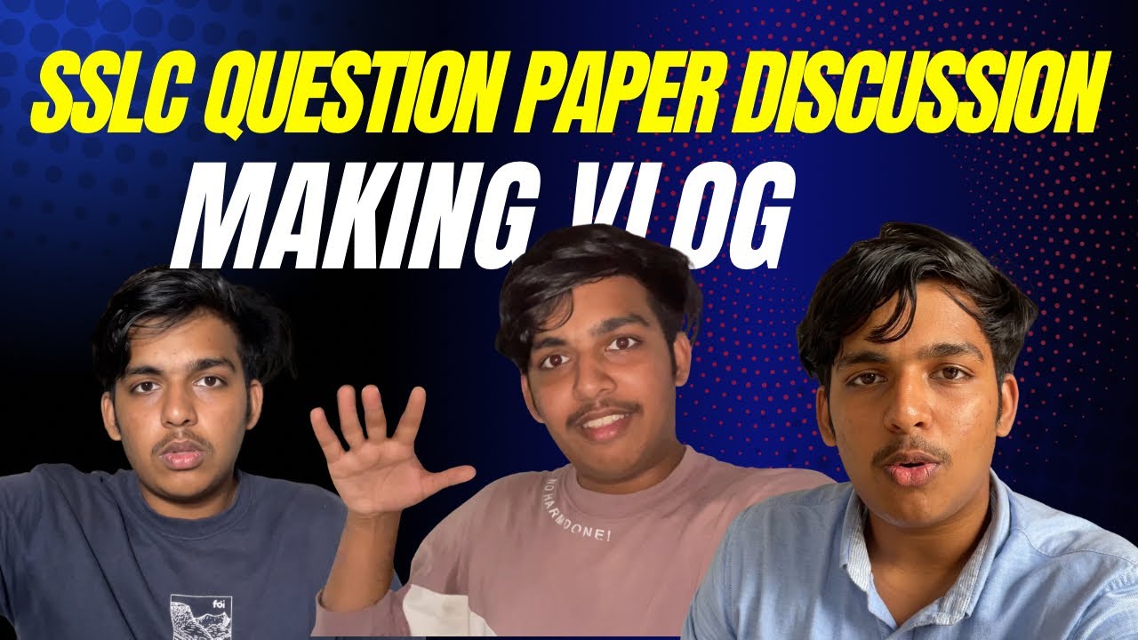 Making of SSLC Christmas Chemistry Exam Question paper discussion video | AMAL O | Malayalam