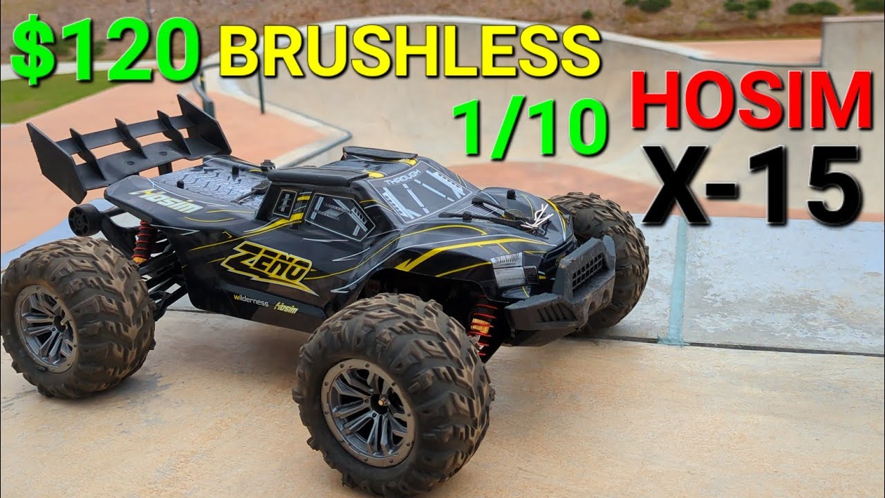NEW Hosim 1:10 BRUSHLESS X-15. The BEST $120 basher YET?