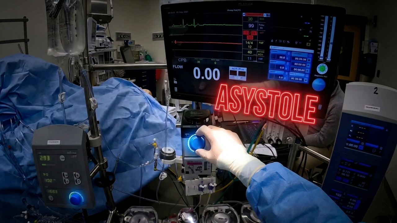 Going onto the heart-lung machine (cardiopulmonary bypass)