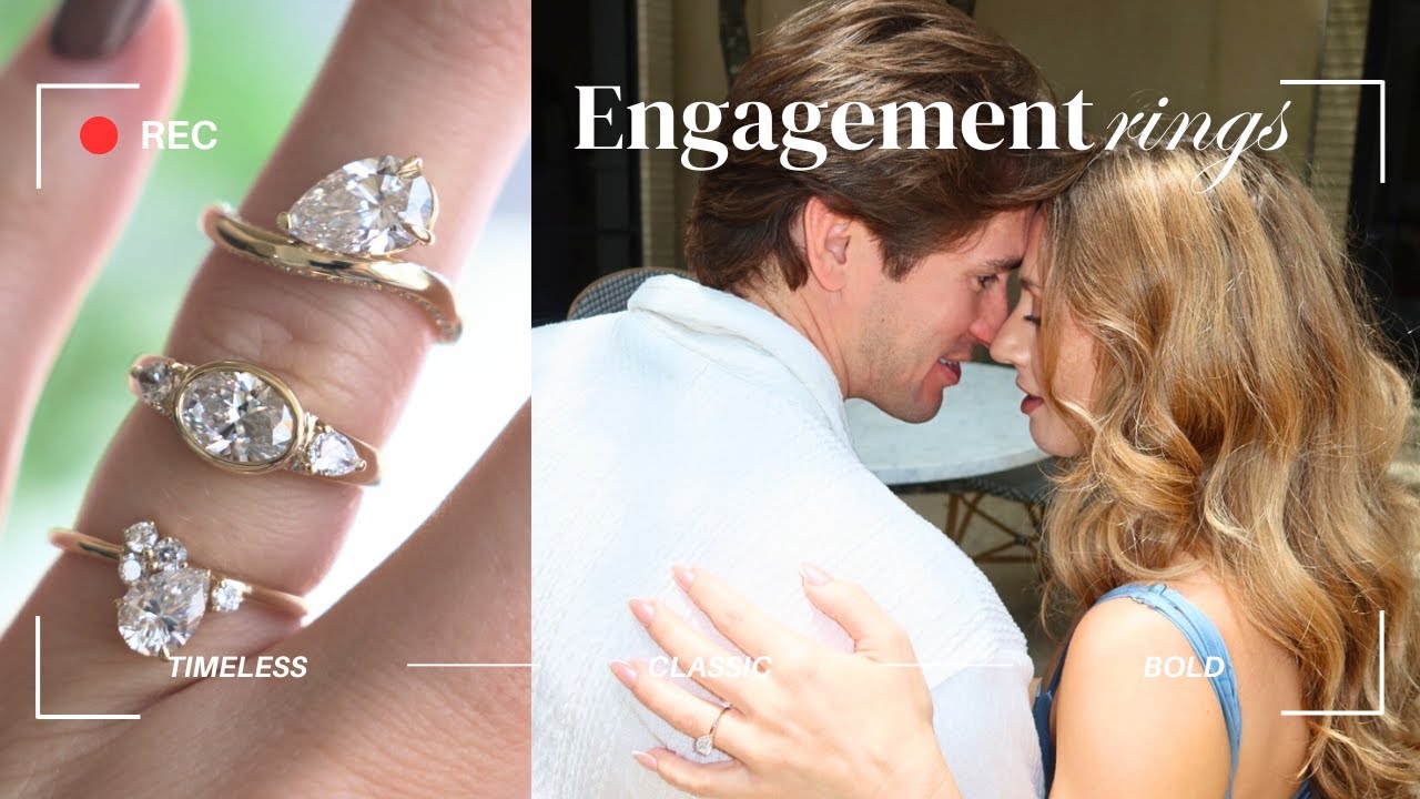 Engagement Rings TRY-ON!! 💍🥹 | feat. Angara Jewelry