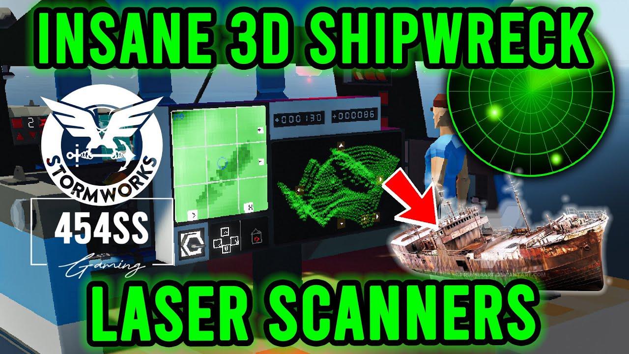 TWO INCREDIBLE shipwreck laser scanners for STORMWORKS