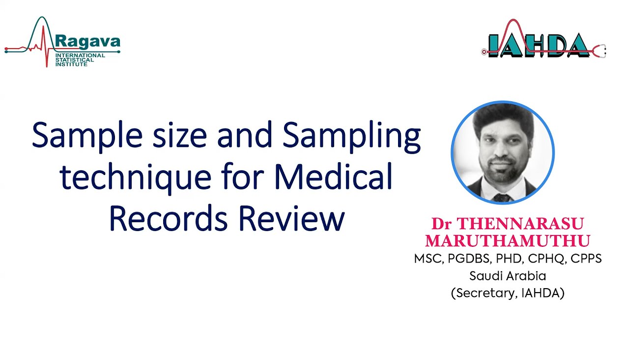Sample Size and Sampling Method for Medical Records Concurrent and Retrospective Review