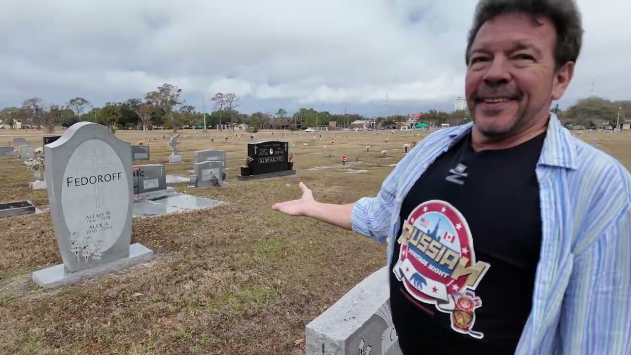 Russians at the St. Petersburg, FL cemetery