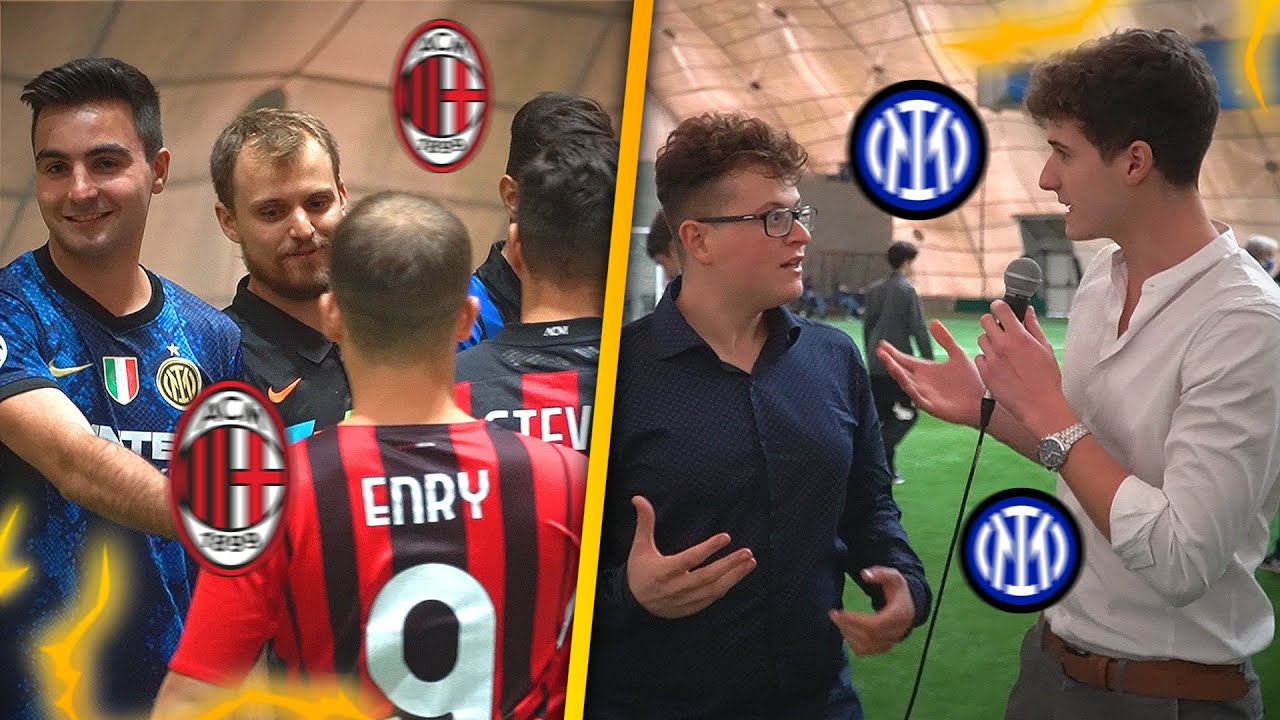 VI PORTO CON ME AL DERBY DEGLI YOUTUBER ⚽️🔥 (Milan-Inter)