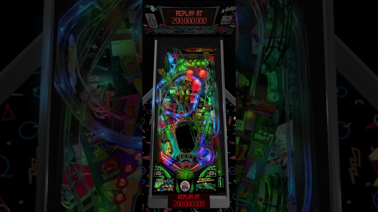 Creature Black Lagoon Visual Pinball X VPX Android iOs Pinmame Arcade Mobile Game emulator flipper