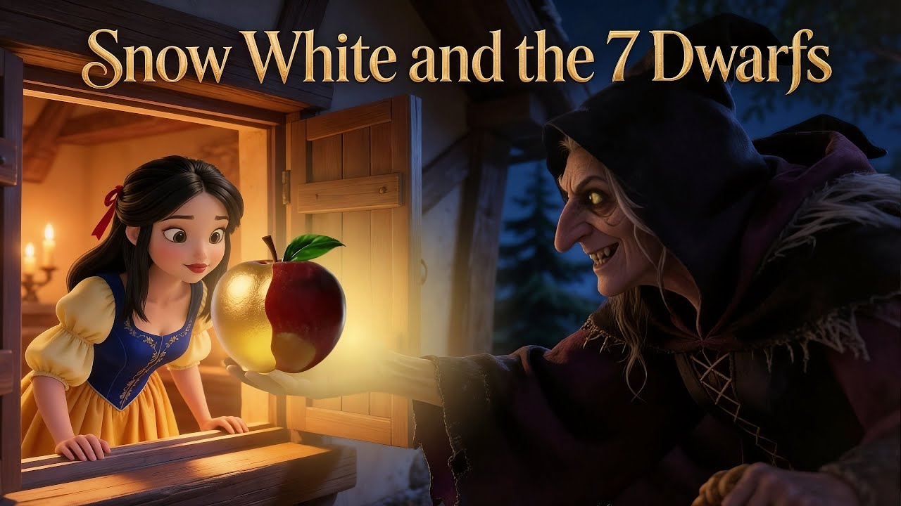 Snow White And The Seven Dwarfs Full Story 4K | Bedtime Stories for Kids