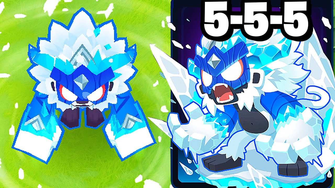 ICE MONKEY 5-5-5 PARAGON w BLOONS TD 6 (NOWY UPDATE)
