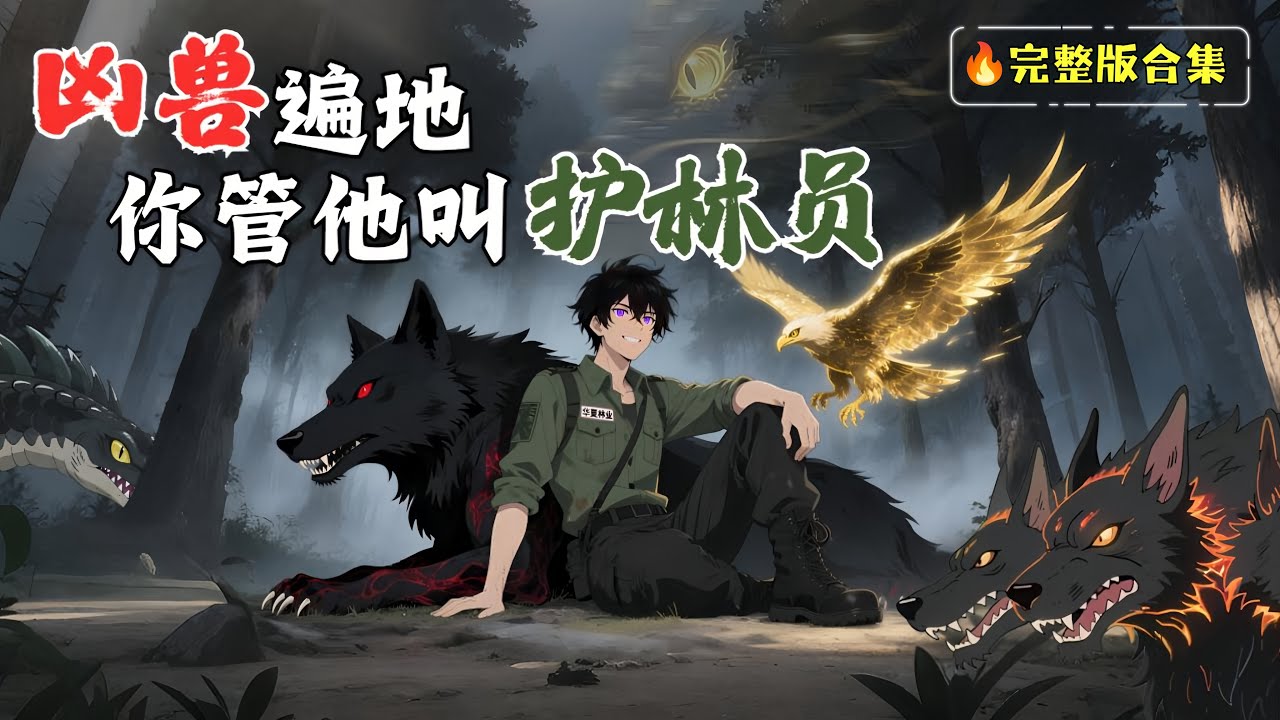 MULTI SUB【兇獸遍地你管他叫護林員】FULL🌲全球災變，兇獸禁區裡最悠閒的男人！簽到領口糧，把S級兇獸當寵物養？🐺外國菁英、世家仇敵排隊送人頭…你管他叫護林員？ ！#系統 #末日求生 #獸寵