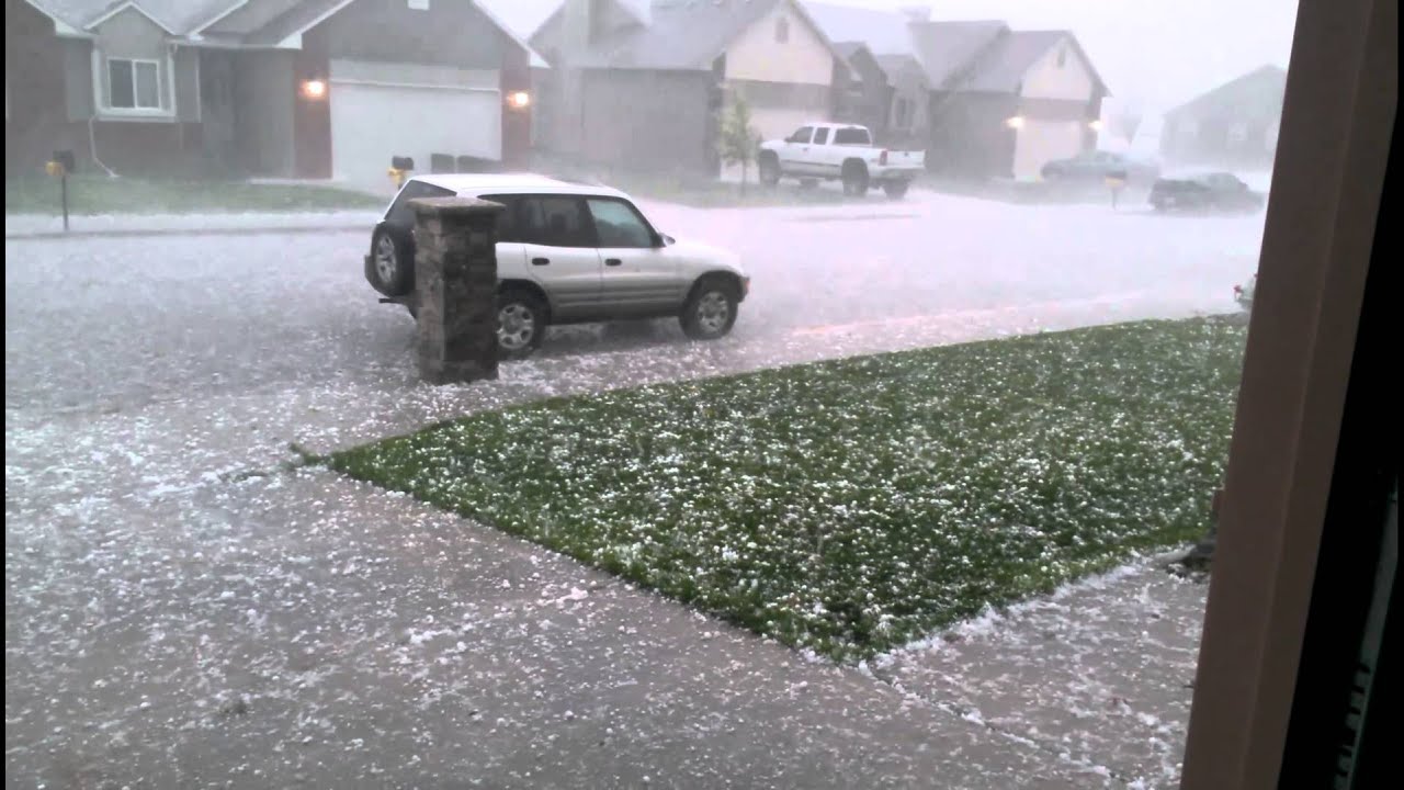 Hail storm in Billings Montana 5/18/2014