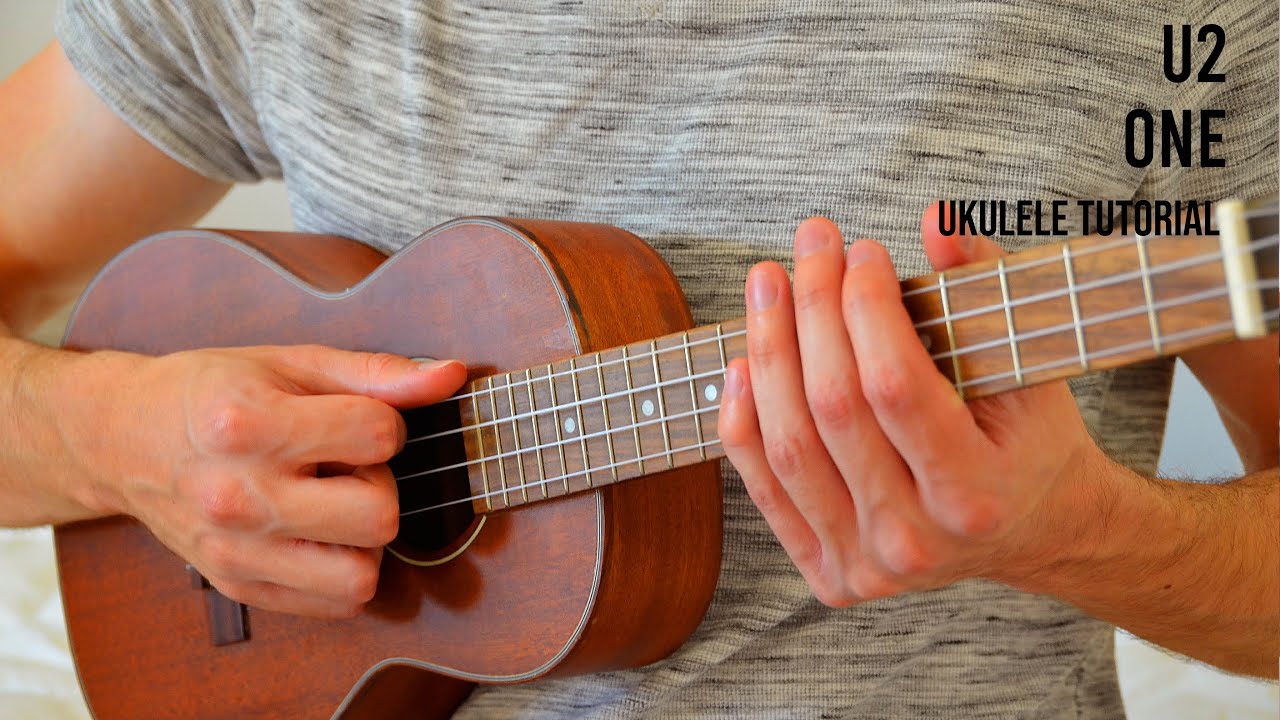 U2 - One EASY Ukulele Tutorial With Chords / Lyrics
