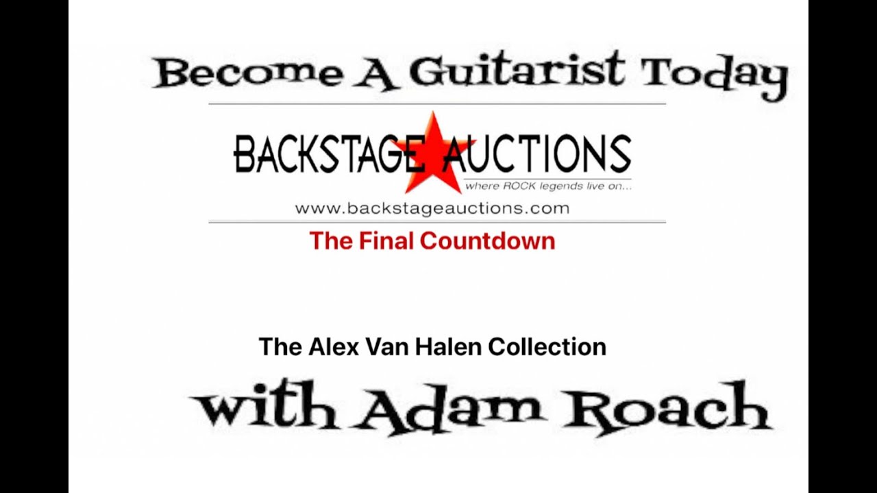 Alex Van Halen Auction - The Final Countdown