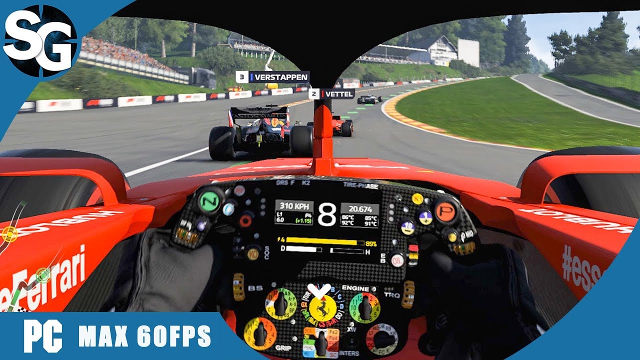 F1 2019 Game - Charles LECLERC - Belgian Grand Prix HD