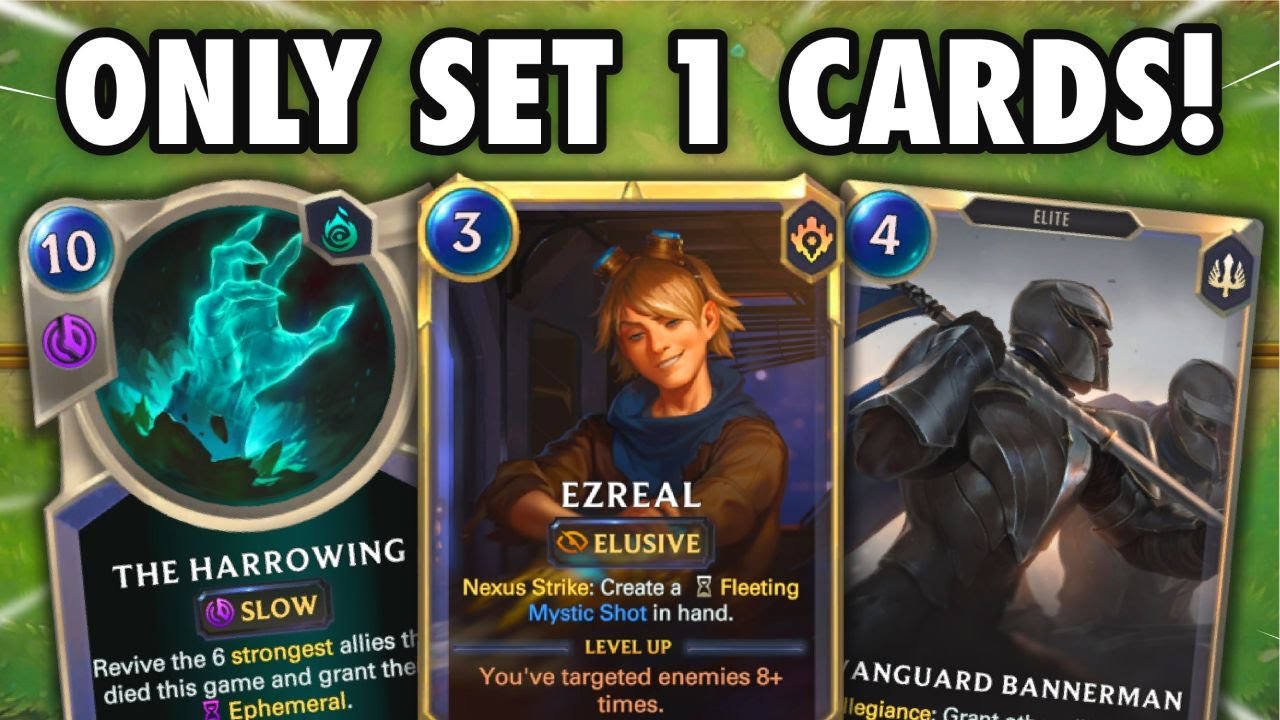 Trying To Win With Only Foundation Cards in Legends Of Runeterra!