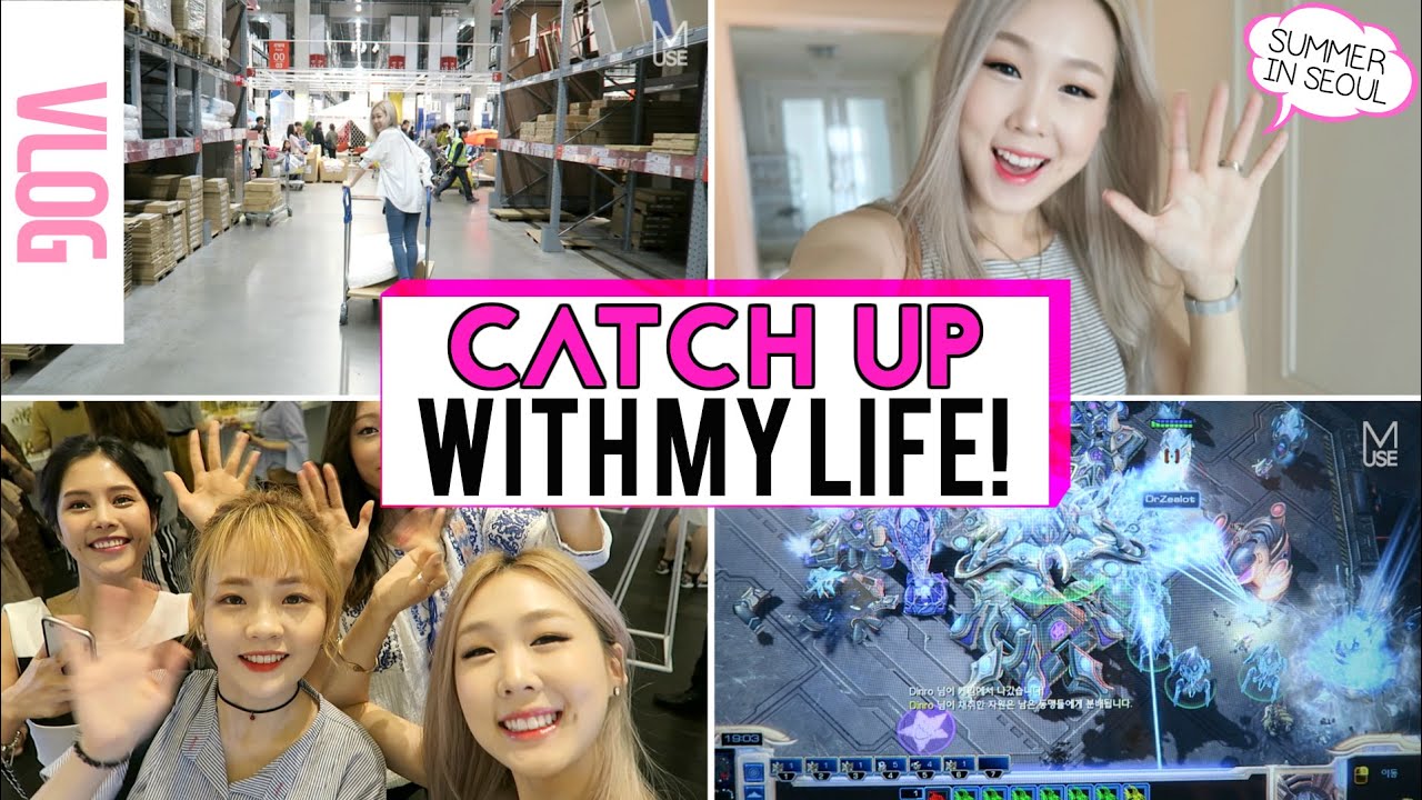 KOREA: A Day (Or Few) In My Life! 🇰🇷☀️👾 최근 라이프 브이로그 | MEEJMUSE