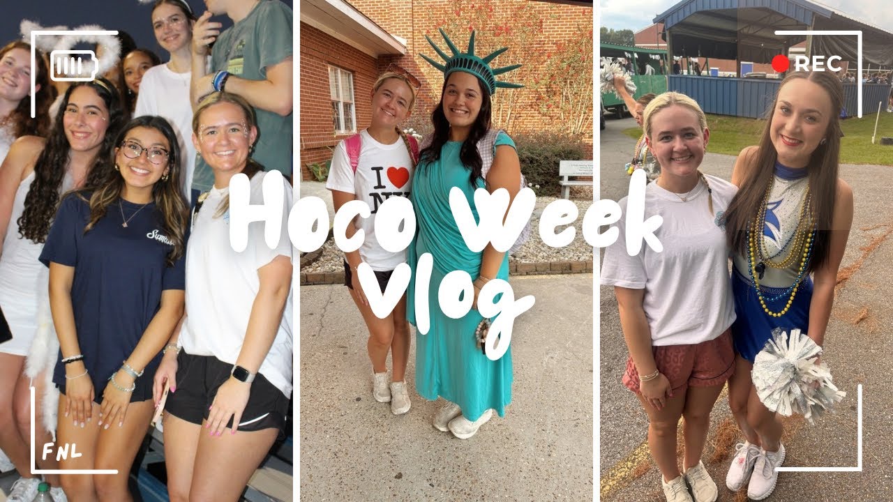 Vlog! | hoco week, school, parade