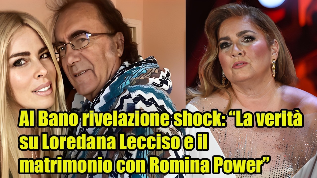 Al Bano rivelazione shock “La verità su Loredana Lecciso e il matrimonio con Romina Power”