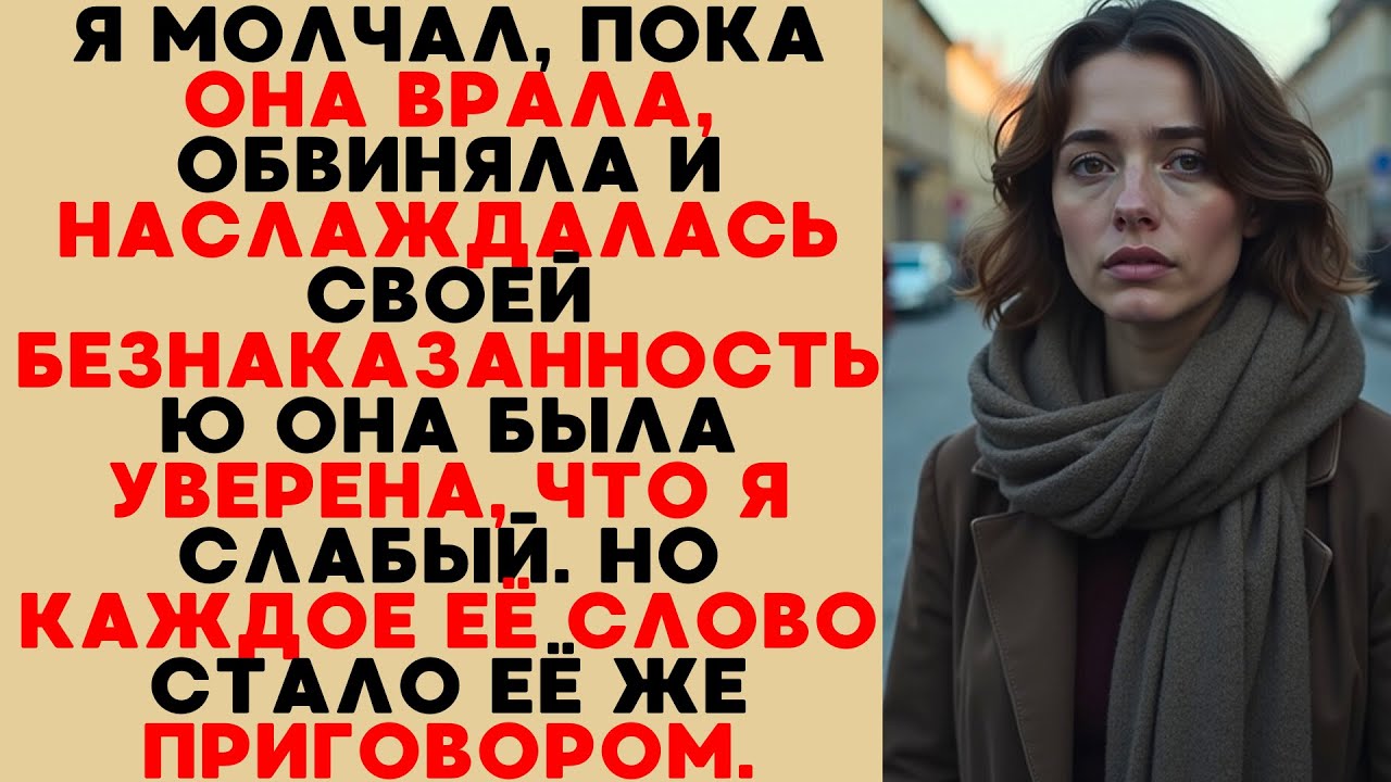 Я просто дал ей говорить. И она сама разрушила всё, во что верила