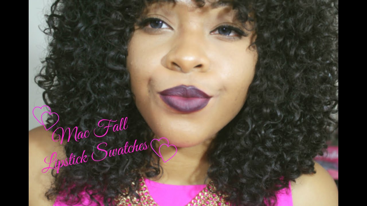 Mac Fall Lipstick Collection + Lip Swatches Pt1
