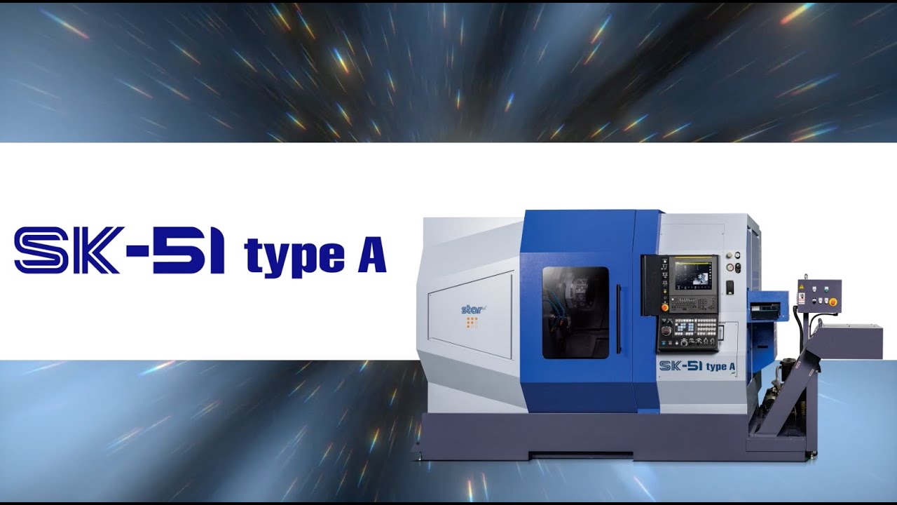 Star GB | SK-51 Type A CNC Fixed Head Lathe Demonstration