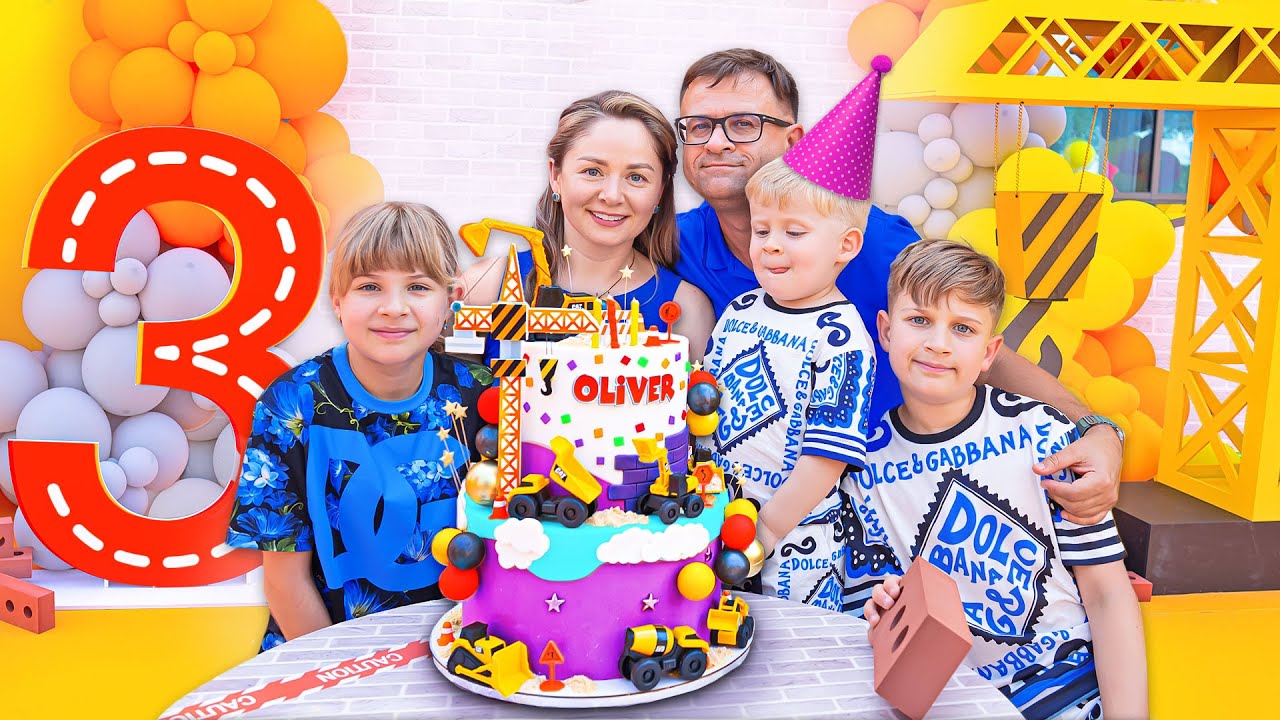 Especial cumpleaños de 3 años de Oliver