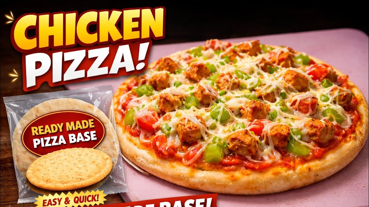 Chicken Pizza | Mahejabin Sayyad | @itsMahejabinSayyad25 