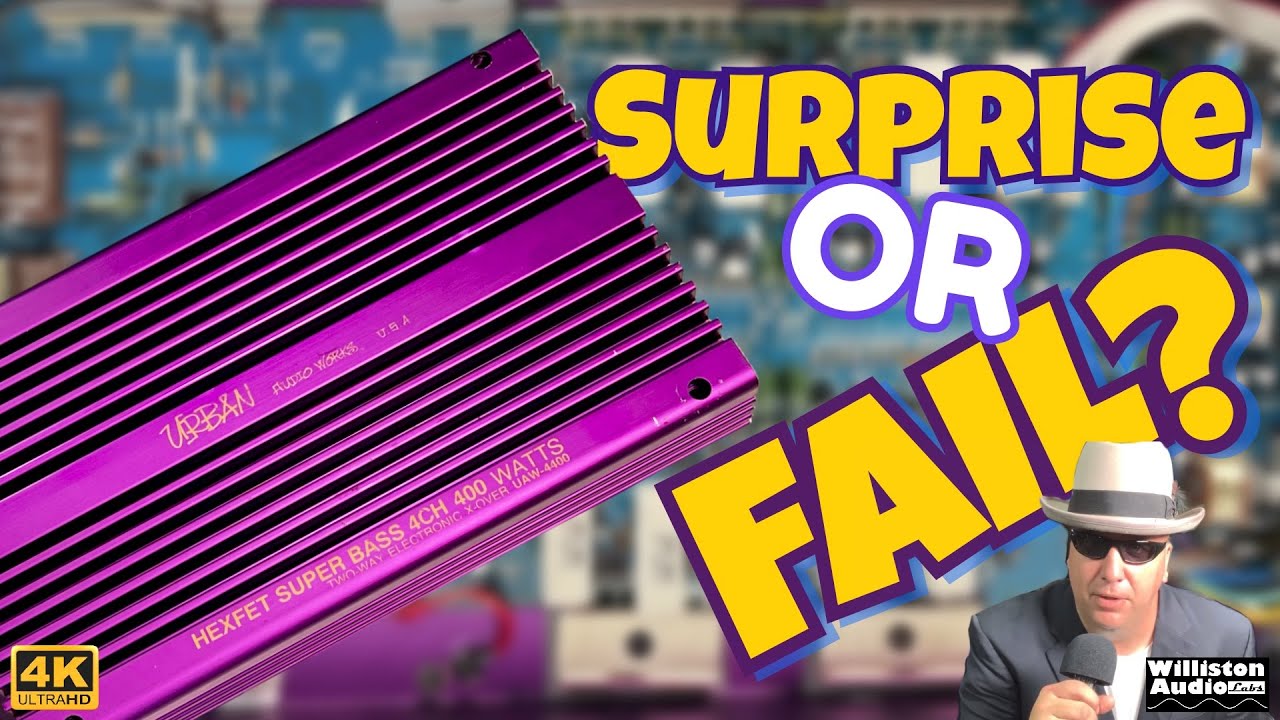 How Does a 90's Budget Car Audio Amp Perform? Urban Audio Works UAW-4400